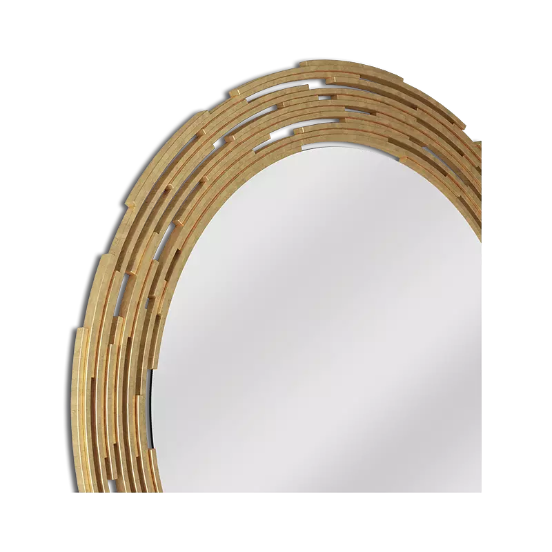 Christopher Guy Talan mirror in Oro Nero