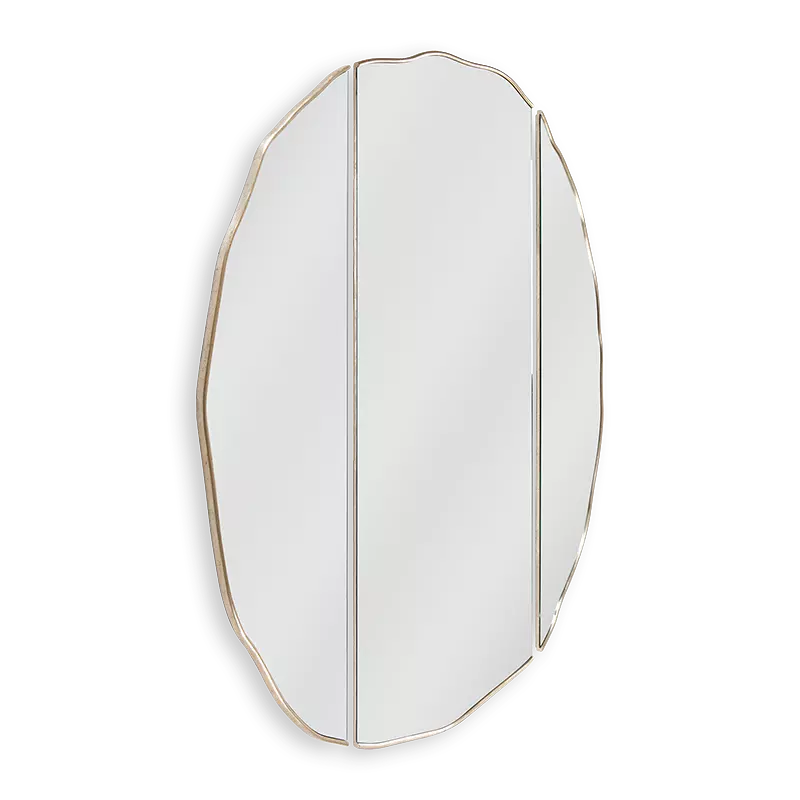 Christopher Guy Trisol mirror in Italian Silver