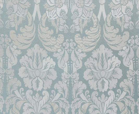 Pierre Frey Funky Damask Flax - Lagoon