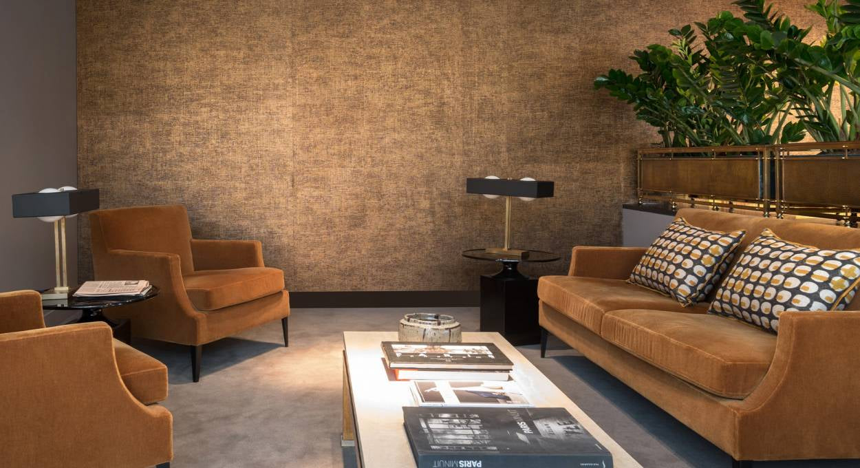 Elitis | Raffia métal HPC - room scene
