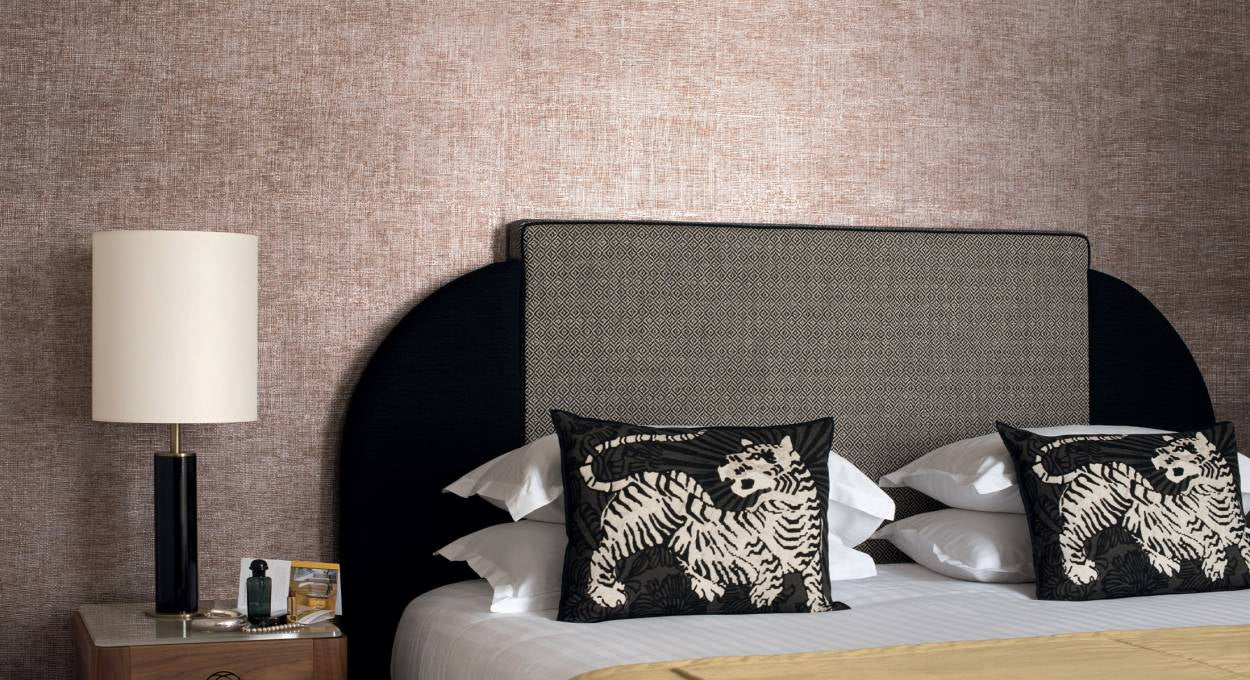 Elitis | Raffia métal HPC - room scene