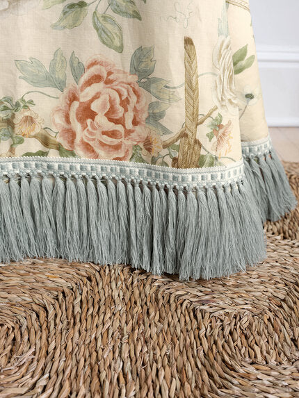 Linen Tassel Fringe detail