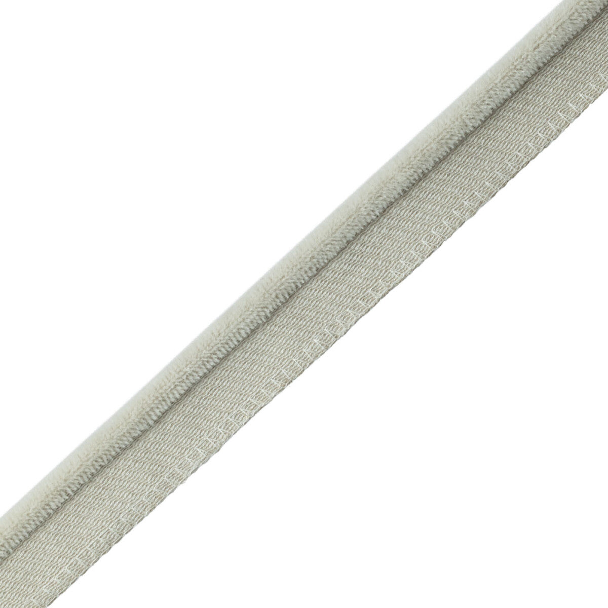 Evienne Silk & Wool Piping — Alabaster