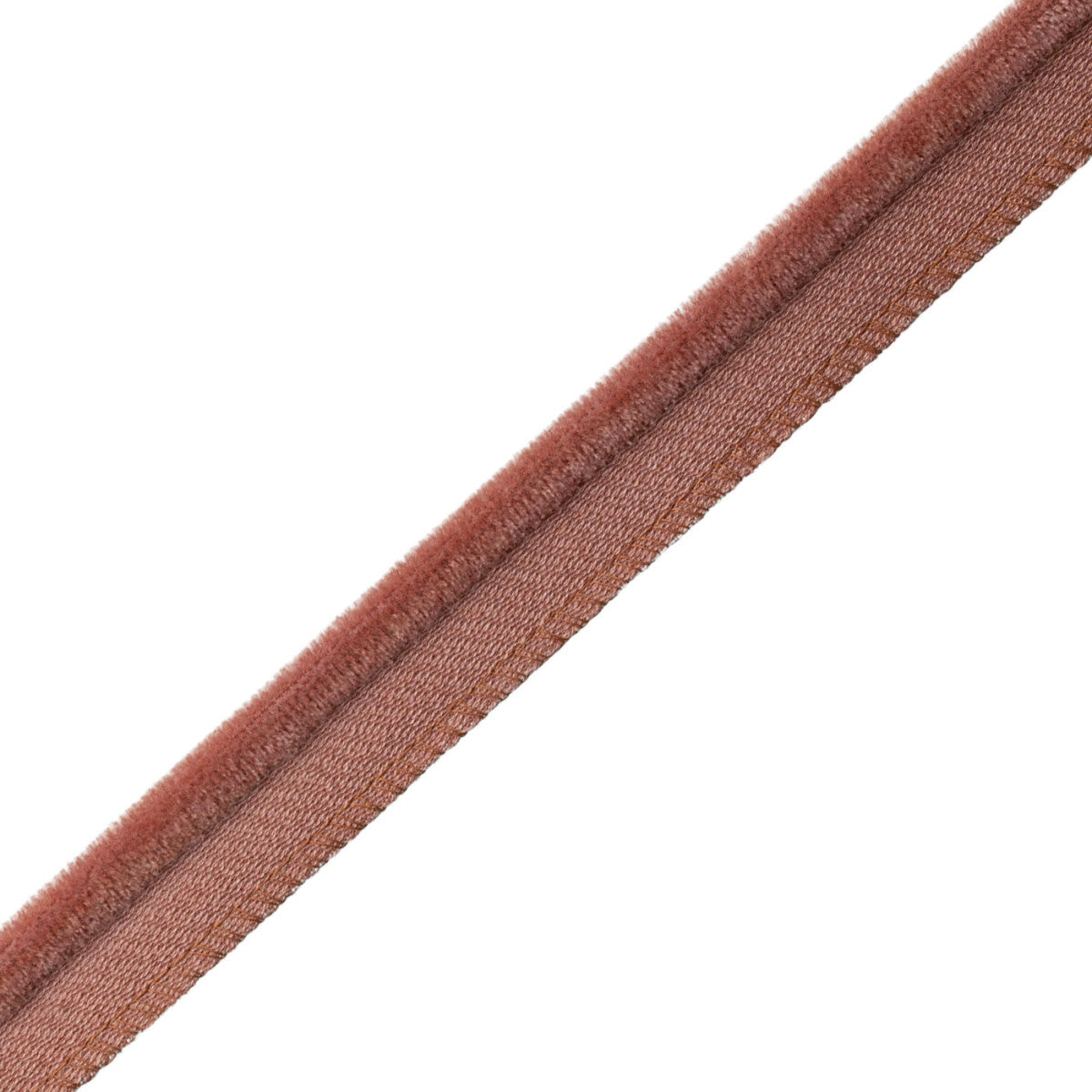 Evienne Silk & Wool Piping — Coral