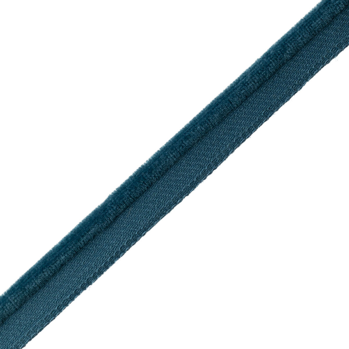 Evienne Silk & Wool Piping — Peacock
