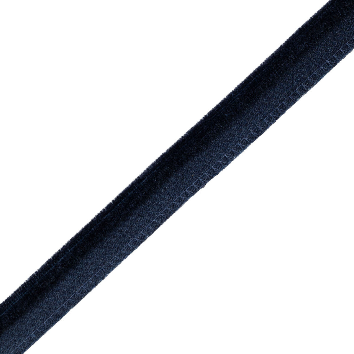 Evienne Silk & Wool Piping — Navy