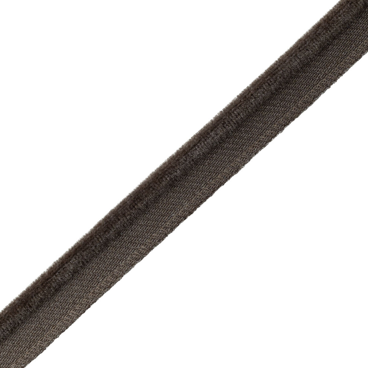 Evienne Silk & Wool Piping — Espresso