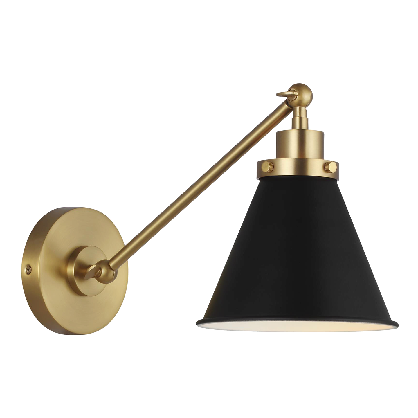 Visual Comfort | Chapman & Myers | Wellfleet Single Arm Cone Task Sconce