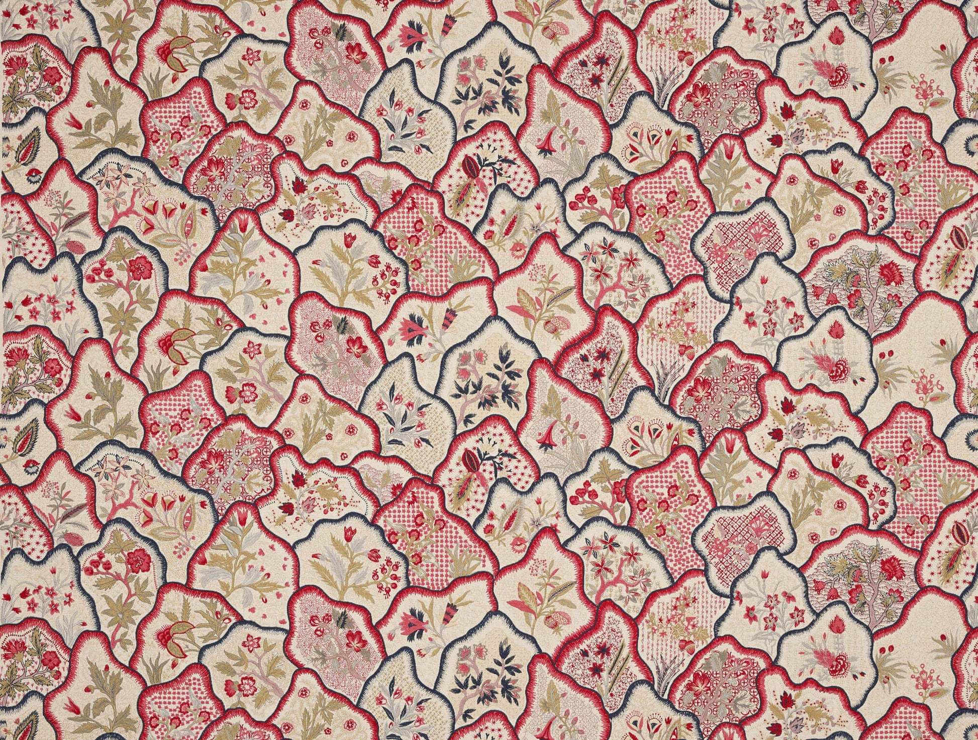 Pierre Frey Les Fleurs Du Bengale - Garance