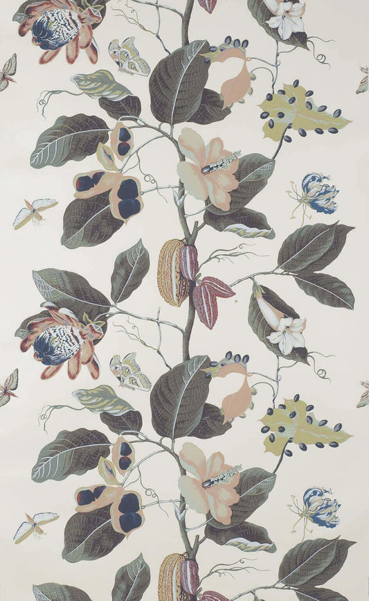 Pierre Frey Wallpaper Nakai - Tobacco
