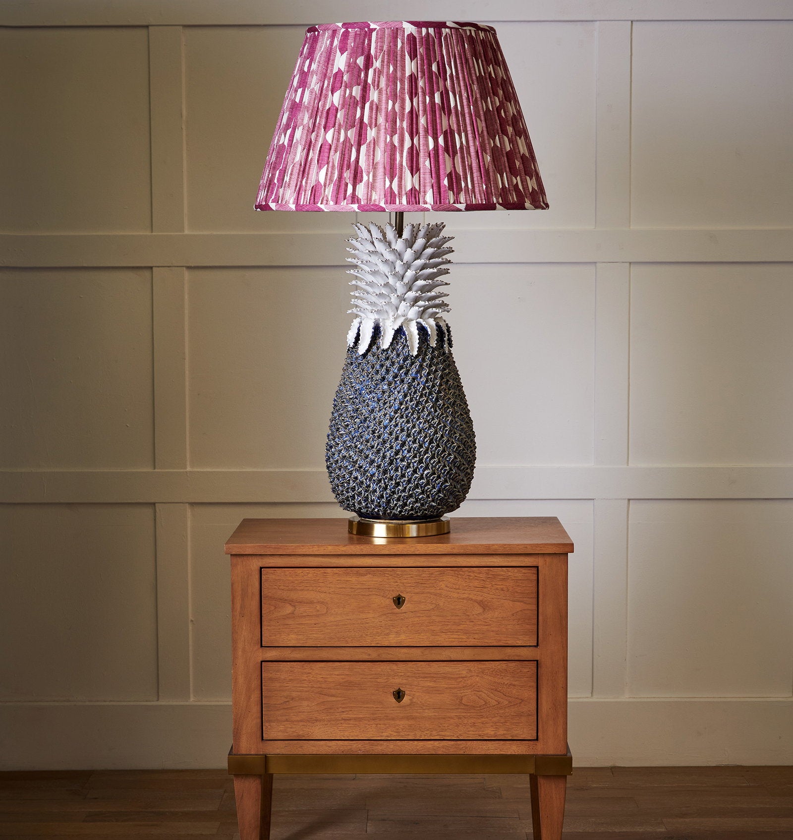 Julian Chichester | Palm Table Lamp Blue and White - Large