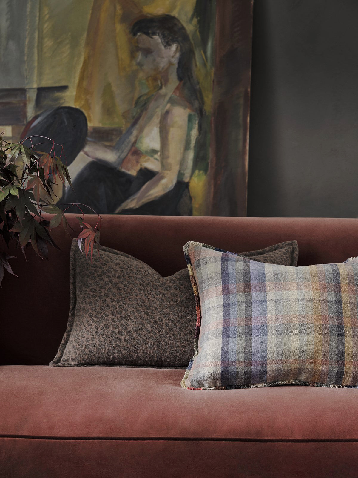 de Le Cuona | Ragamuffin Cushion with Fringe