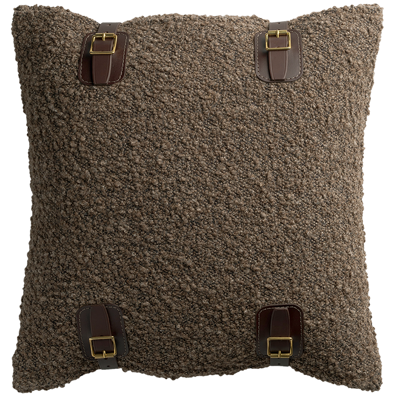 de Le Cuona | Attenborough Buckle Cushion – Hyena
