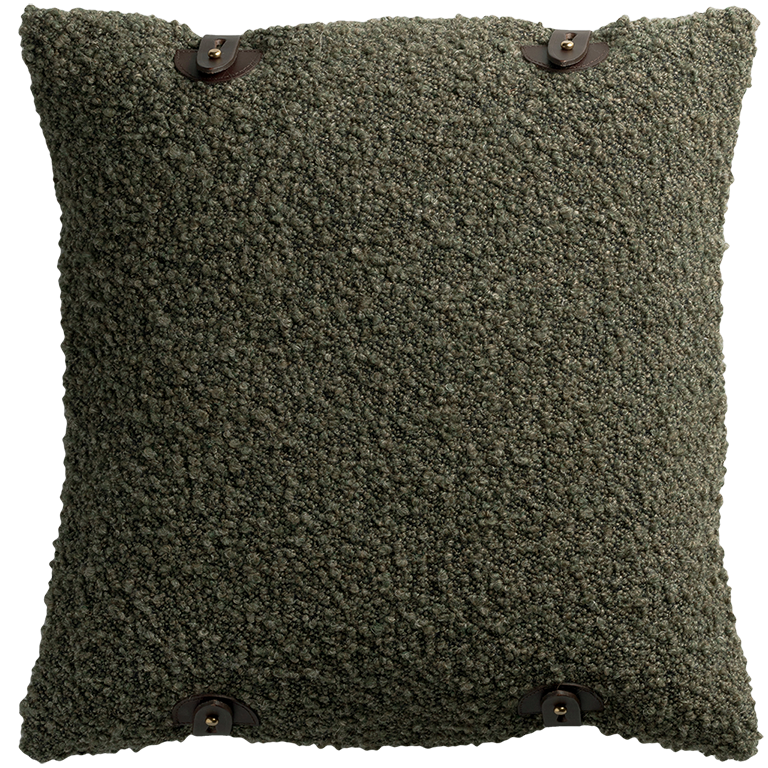 de Le Cuona | Attenborough Buckle Cushion – Swamp