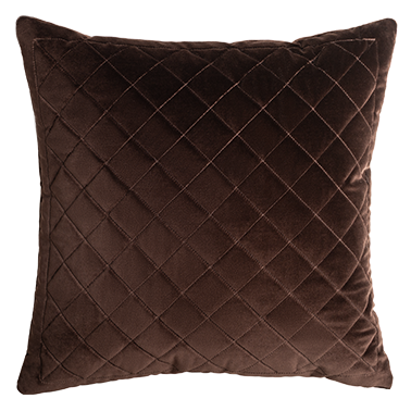 de Le Cuona Banquet Quilted Cushion Bronzite