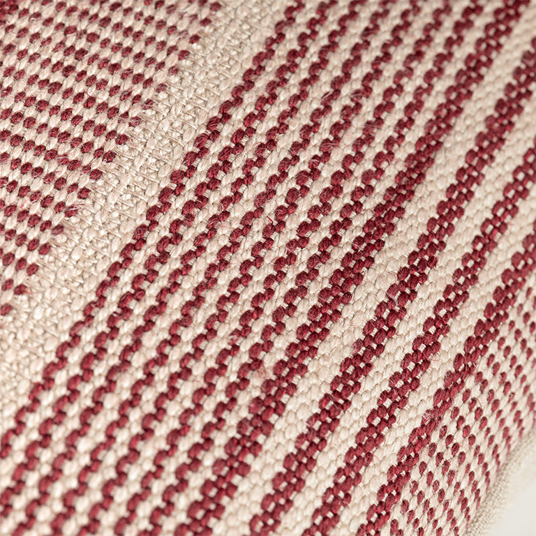 de Le Cuona Cabana Stripe Panel Cushion
