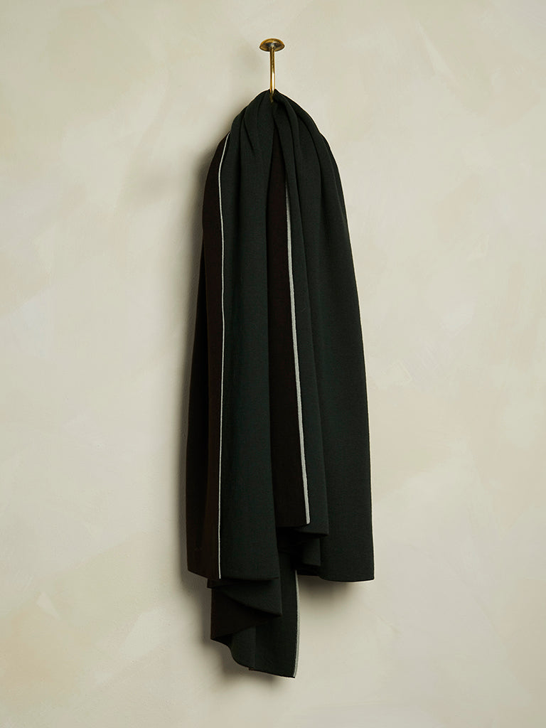 de Le Cuona | Classic Merino Wool Throw – Racing Green