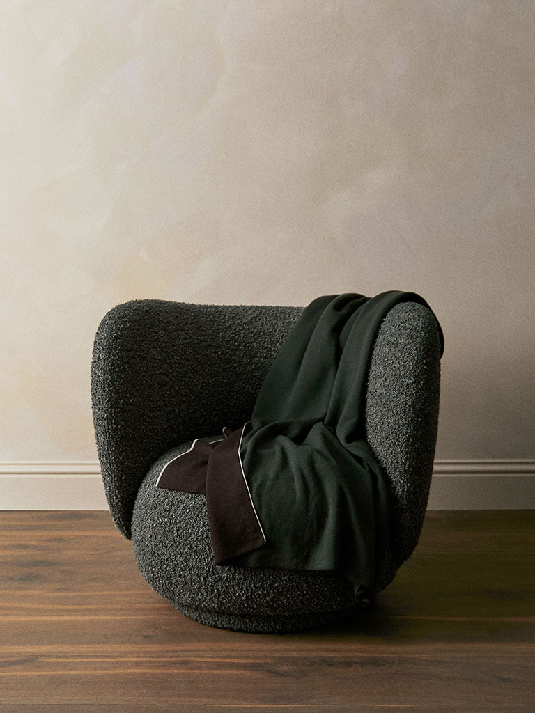 de Le Cuona | Classic Merino Wool Throw – Racing Green