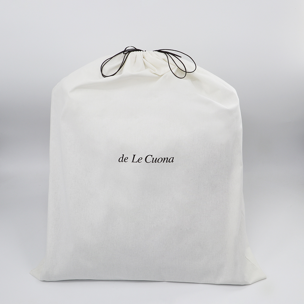 de Le Cuona | Wild Silk Cushion with Leather Trim – Natural