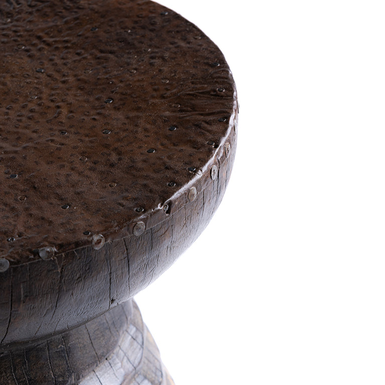 de Le Cuona | Engraved Mortar with Beaten Top No.29 – Brown