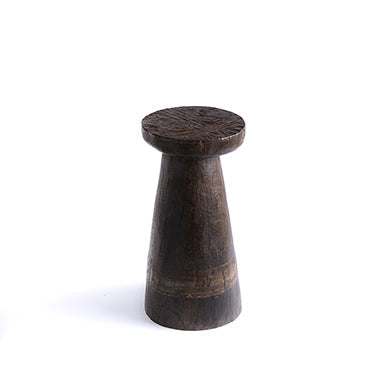 de Le Cuona | Engraved Mortar with Beaten Top and Bands No.35 – Brown
