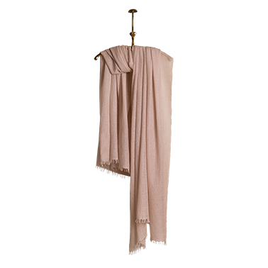 de Le Cuona | Felted Cashmere Shawl – Petal