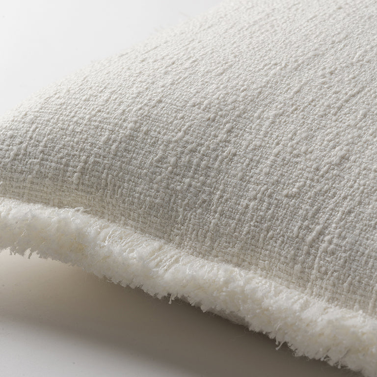 de Le Cuona | Flint Cushion with Fringe – Grain