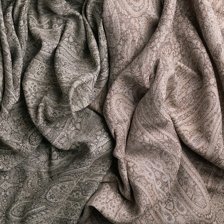 de Le Cuona | Heirloom Linen Paisley – Clove