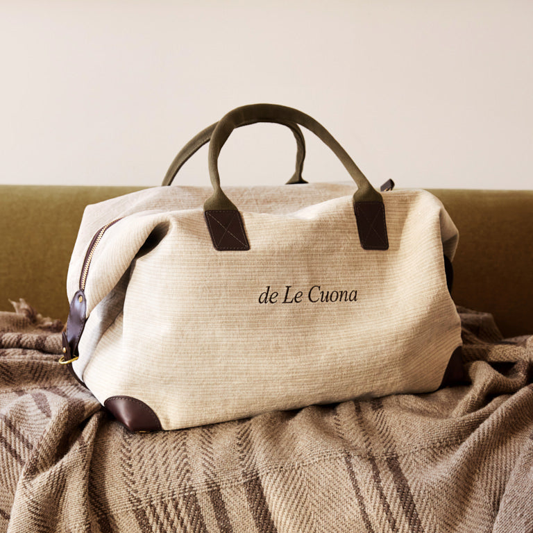 de Le Cuona | Hunter Classic Holdall – Earth with Brown Leather