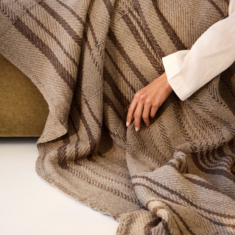 de Le Cuona | Herder Wool Blanket – Taupe
