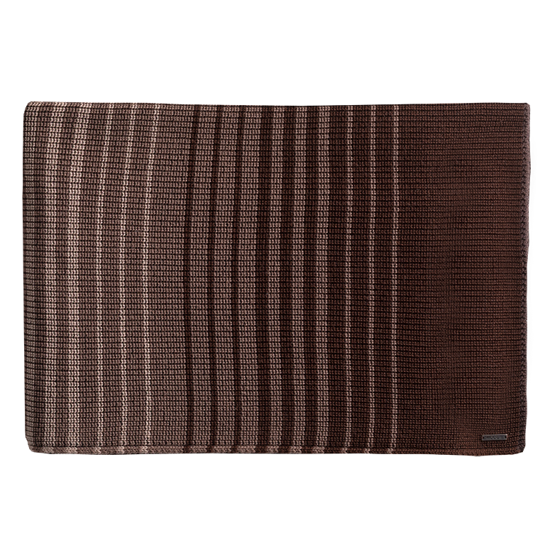 de Le Cuona | Knitted Wool Throw – Cacao