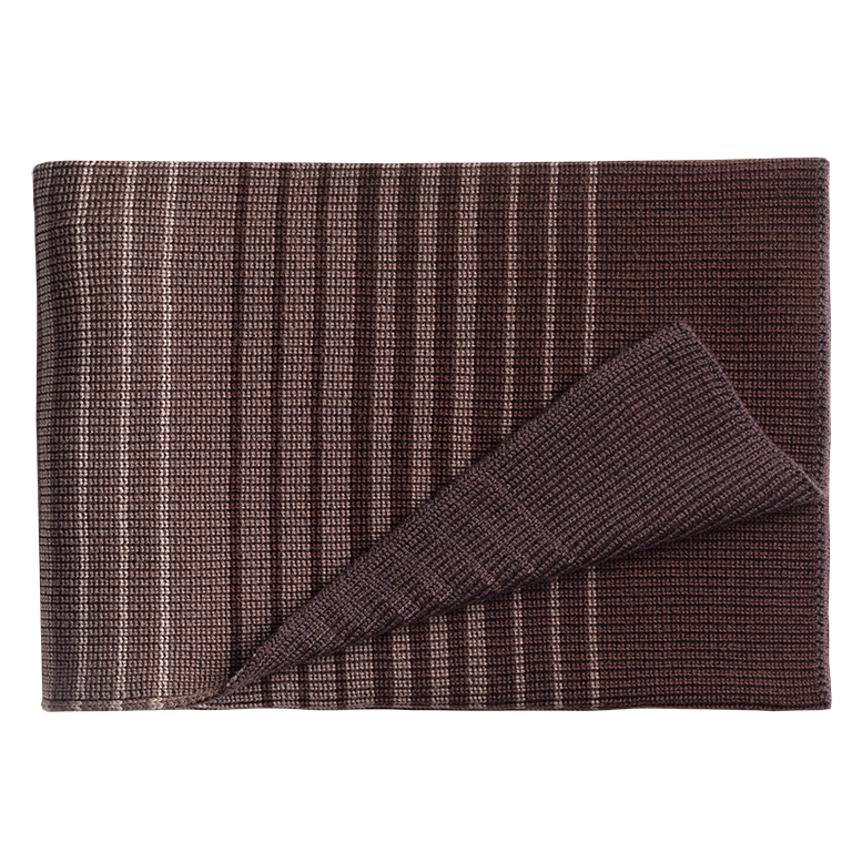de Le Cuona | Knitted Wool Throw – Cacao