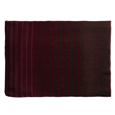 de Le Cuona | Knitted Wool Throw – Merlot