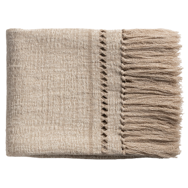 de Le Cuona | Petra Bed Throw with Diamond Detailing – Rose City