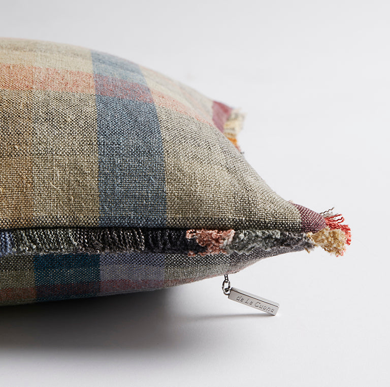 de Le Cuona | Ragamuffin Cushion with Fringe