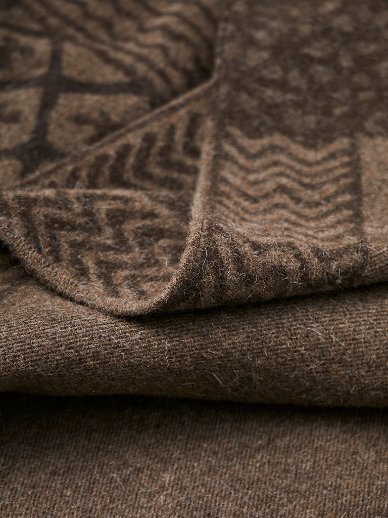 de Le Cuona | Rambler Llama Poncho – Chestnut