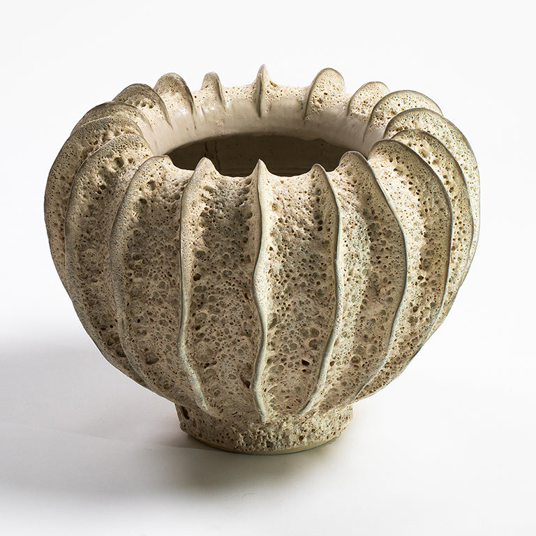 de Le Cuona | Reef Ceramic Vase Large – White