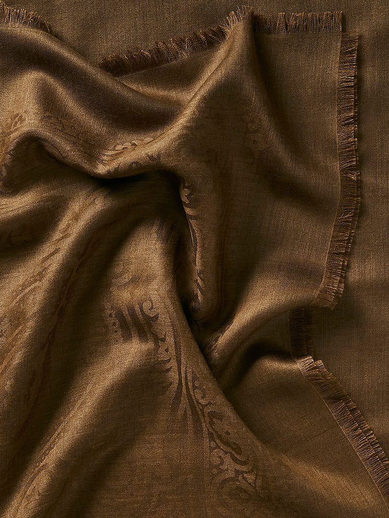 de Le Cuona | Silk & Alpaca Paisley Bandana – Bay