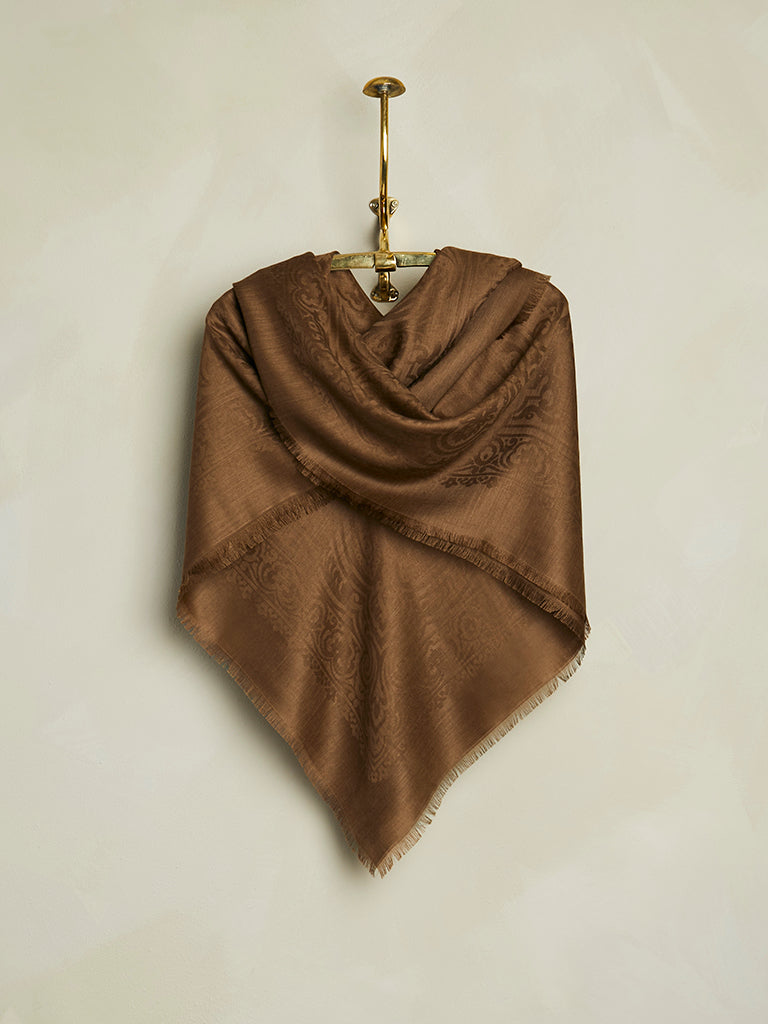 de Le Cuona | Silk & Alpaca Paisley Bandana – Bay