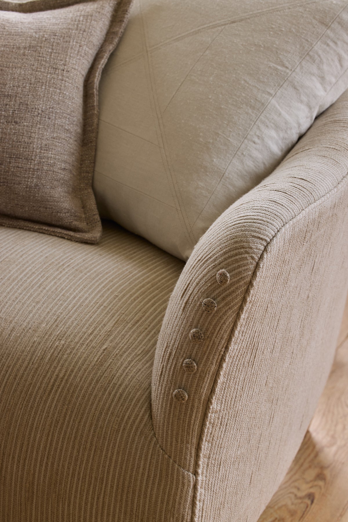 de Le Cuona | Stonewashed Corduroy – Cream