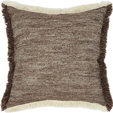 de Le Cuona | Tatami Cushion with Fringe – Pickle