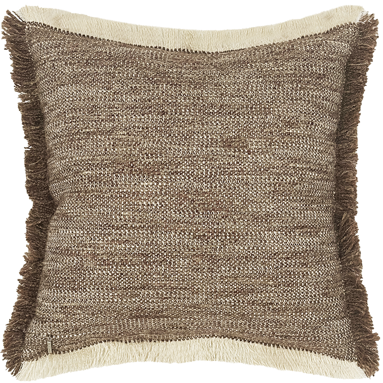 de Le Cuona | Tatami Cushion with Fringe – Pickle