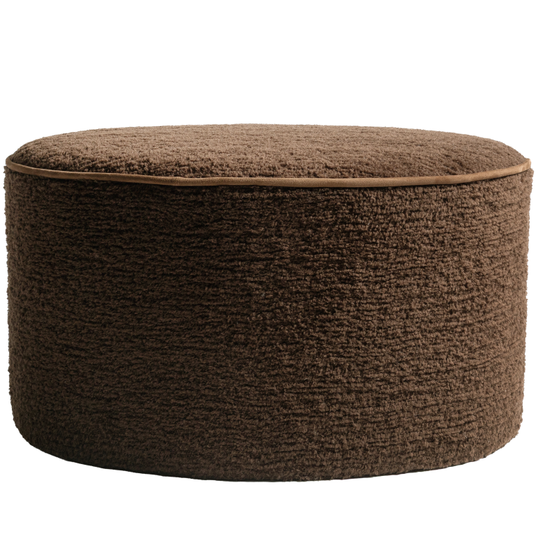 de Le Cuona | Tundra Wool Ottoman – Umber