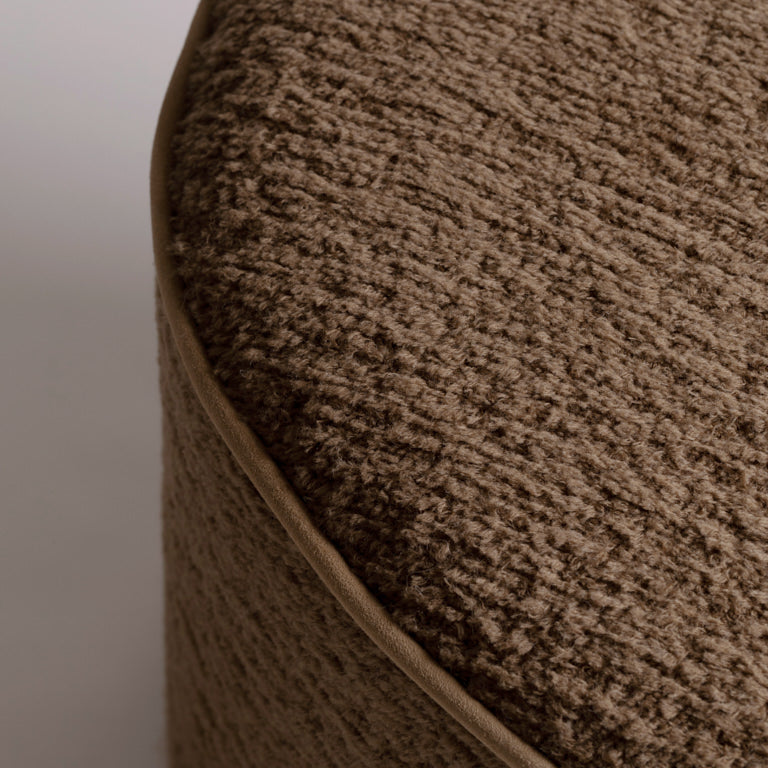 de Le Cuona | Tundra Wool Ottoman – Umber
