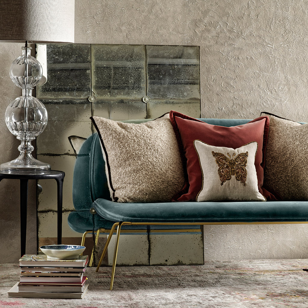 de Le Cuona | Vienna Sofa Cushion – Flamenco