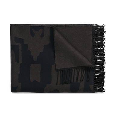 de Le Cuona | Village Wool Throw – Midnight