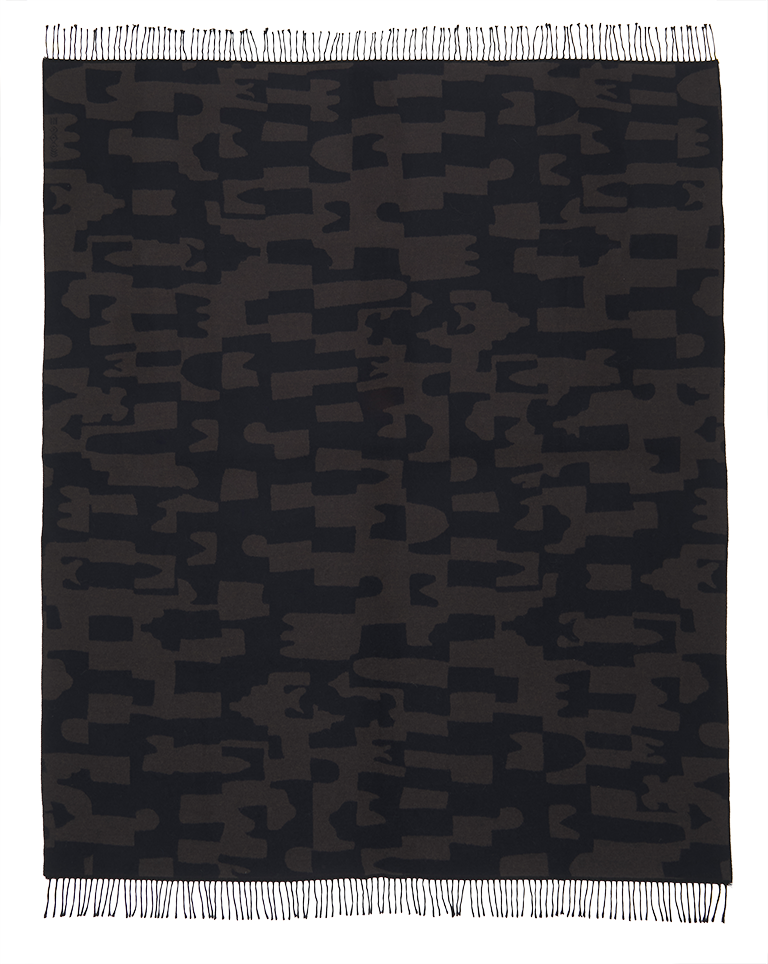 de Le Cuona | Village Wool Throw – Midnight