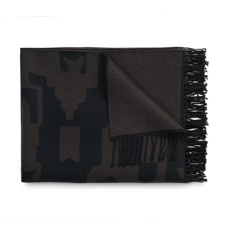 de Le Cuona | Village Wool Throw – Midnight