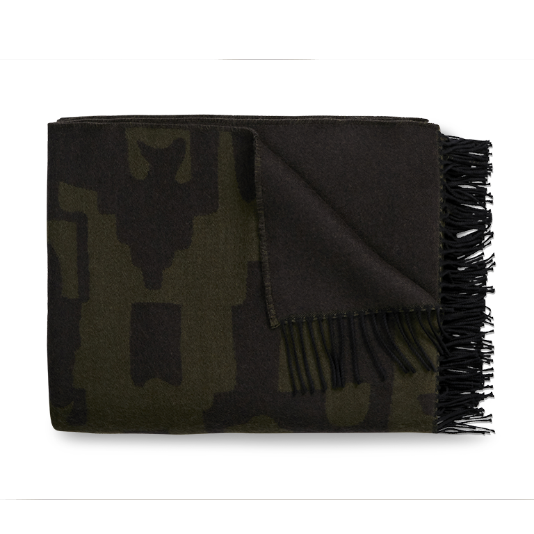 de Le Cuona | Village Wool Throw – Moss