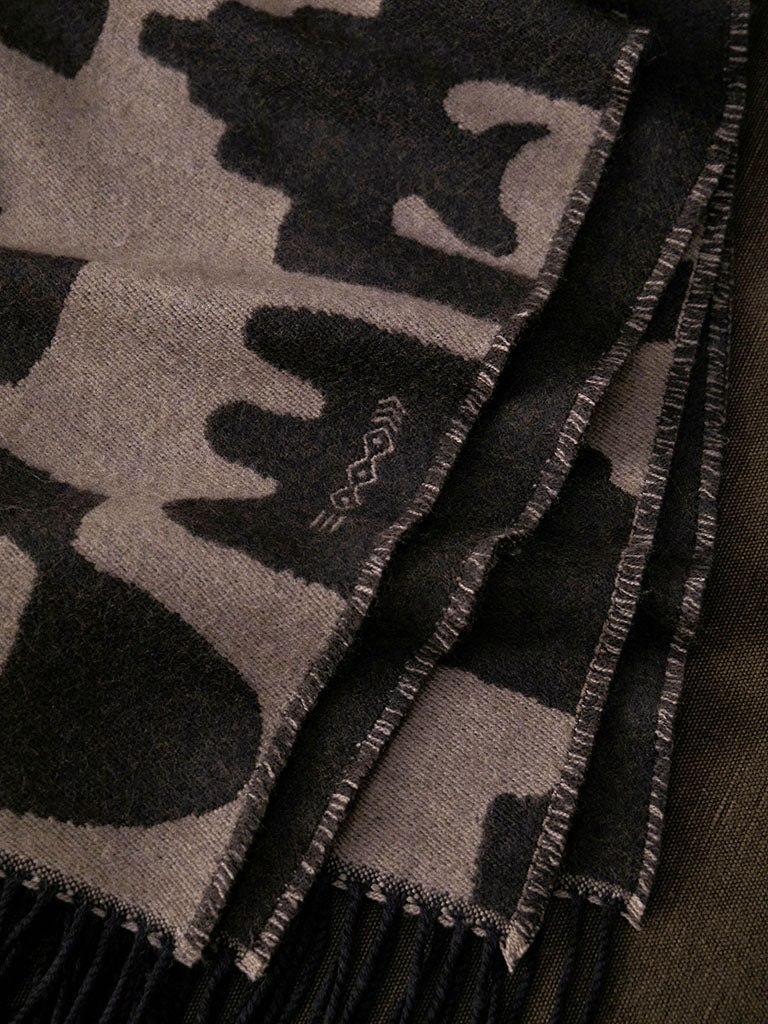 de Le Cuona | Village Wool Throw – Taupe